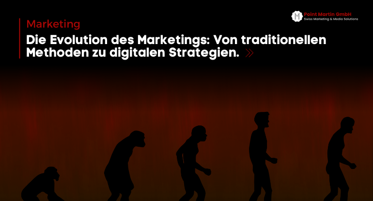 Die Evolution des Marketings: Von traditionellen Methoden zu digitalen Strategien.